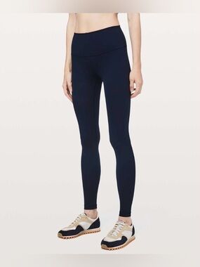 Lululemon Wunder Under High-Rise Tight Full-On Luxtreme 28" True Navy Blue 6